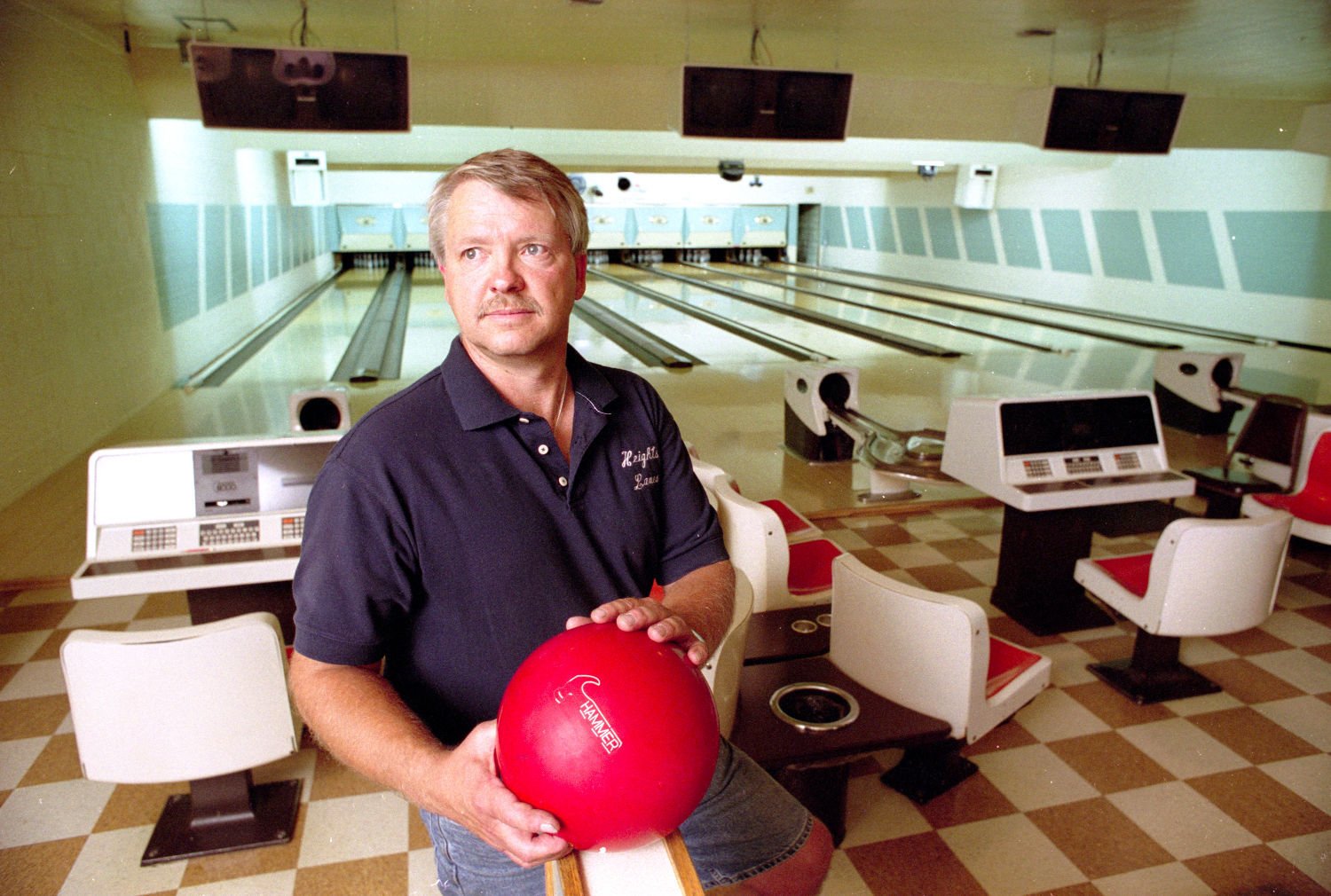 A bowling alley